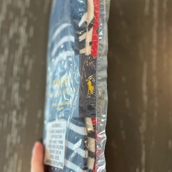 Polo Ralph Lauren Men’s Dress Liner No Show Socks Stripe New In Bag 3 Pack - Picture 5 of 8